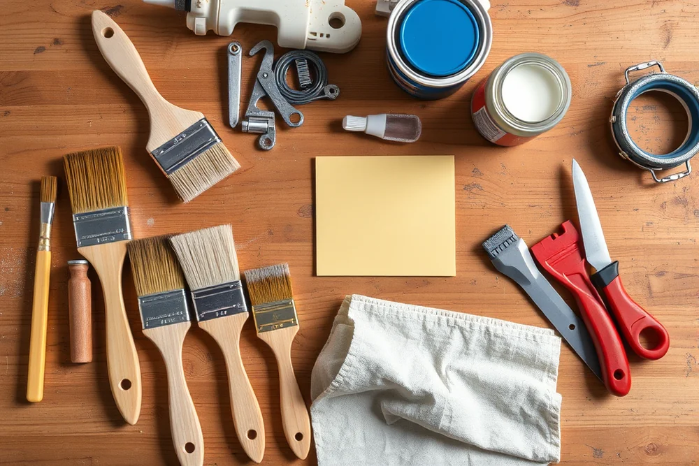 painting laminate furniture tools & supplies — Painting Laminate Furniture Tools & Supplies (the finished result)