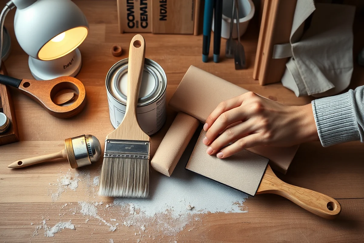 painting laminate furniture tools guide — Painting Laminate Furniture Tools Guide (the finished result)