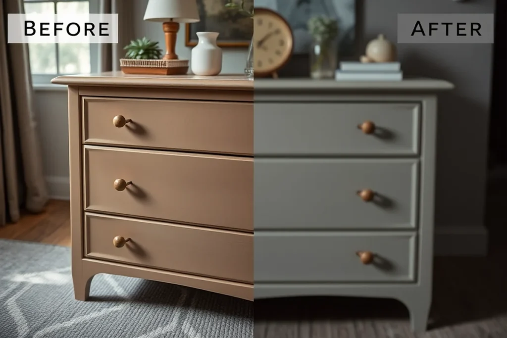 Simple Painting Laminate Furniture Before