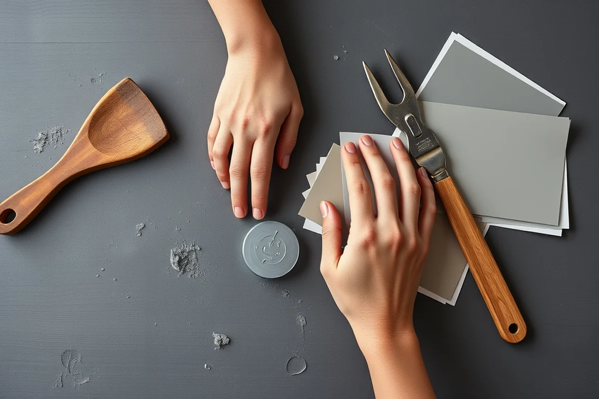 simple painting laminate furniture color — Simple Painting Laminate Furniture Color (the finished result)