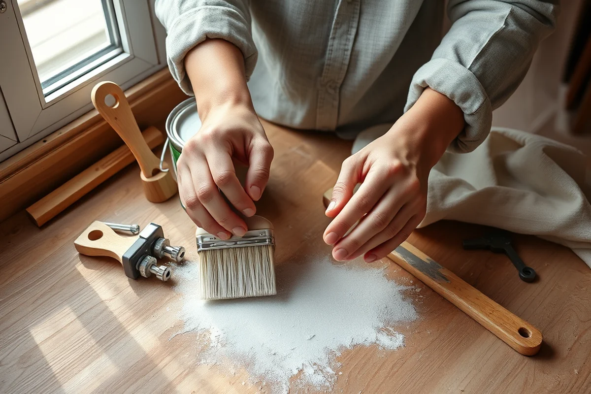 quick painting laminate furniture step — Quick Painting Laminate Furniture Step (the finished result)